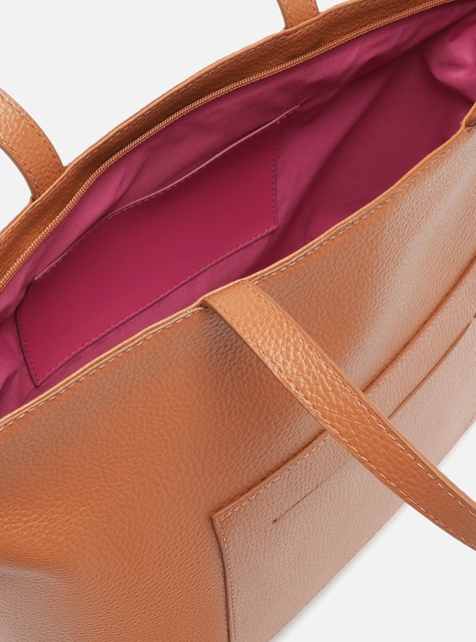 Bolsa Shopping Marrom Grande