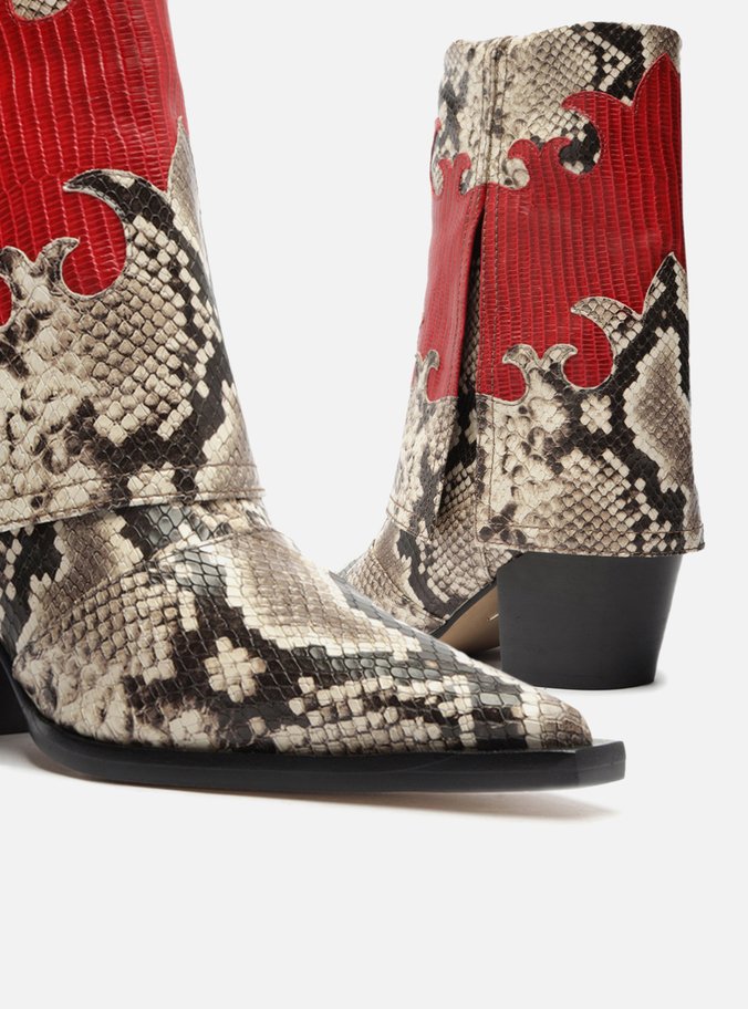 Bota de cobra best sale arezzo