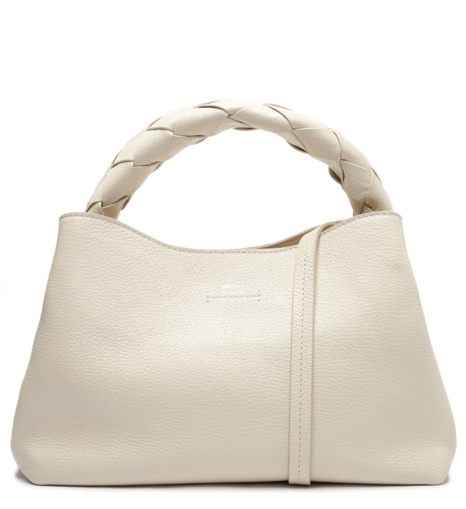 Bolsa Tote Off-White Couro Carol Grande