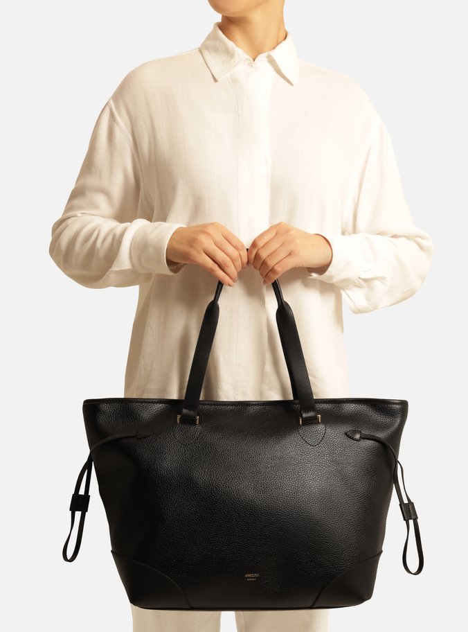 Bolsa Shopping Preta Grande Cantoneiras