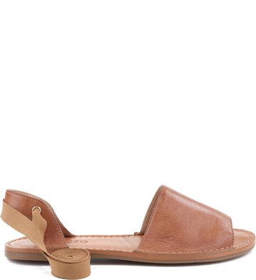 Rasteira Rustic Couro Blush