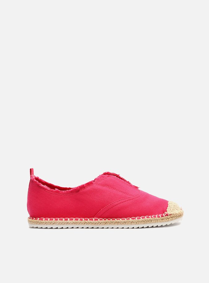 Tênis Slip On Rosa Lona
