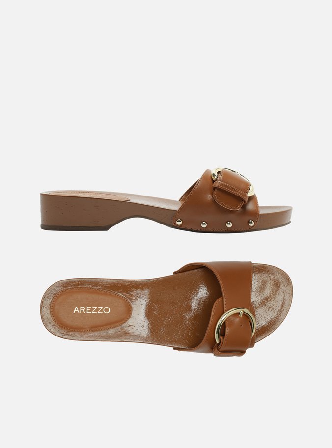 Sandália Marrom Flatform