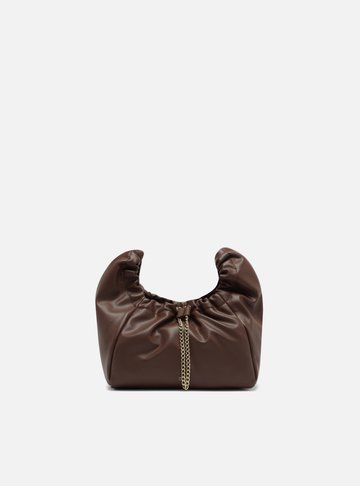 Bolsa Hobo Marrom Pequena