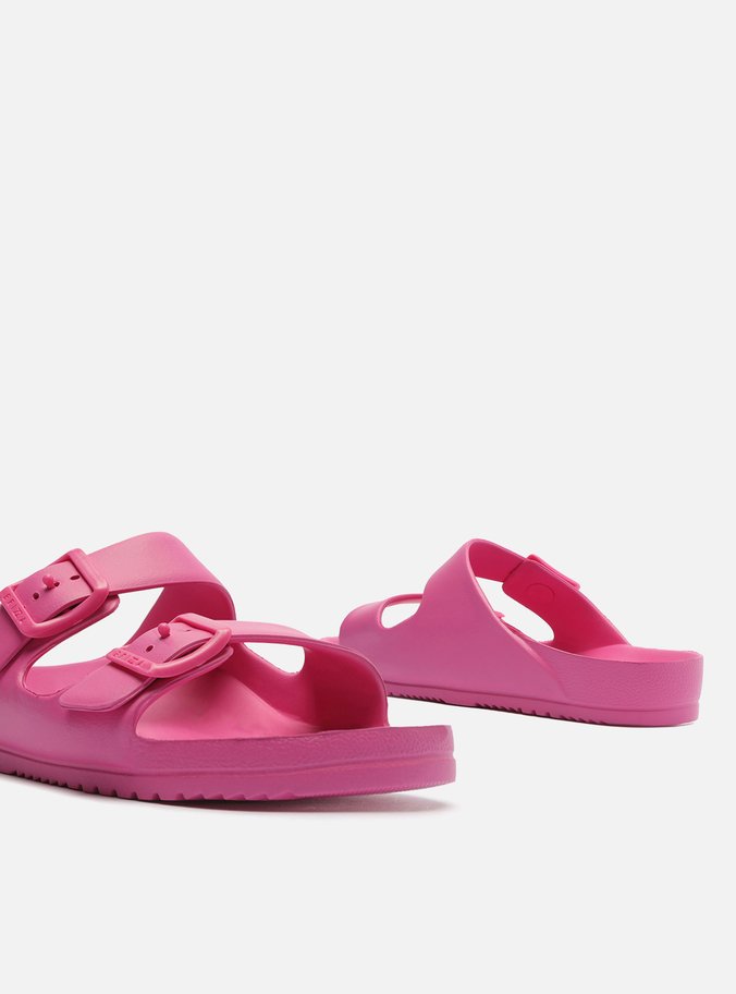 Slide Rosa Tiras Sol Brizza