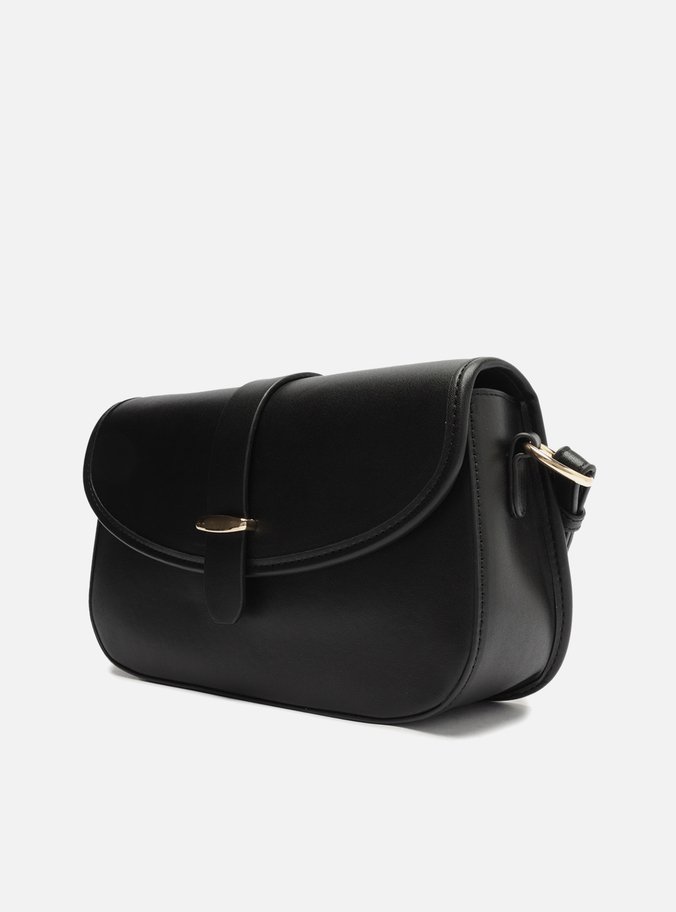 Bolsa Tiracolo Preta Detalhe Pequena