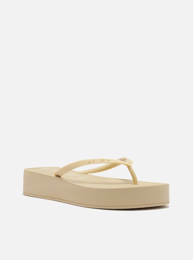 Sandália Off-White Flatform Mykonos