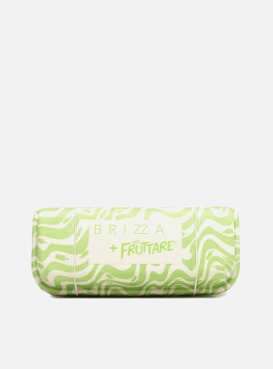 Chinelo de Dedo Verde Estampado Square e Bag Brizza