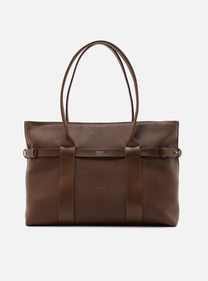 Bolsa Shopping Marrom Grande