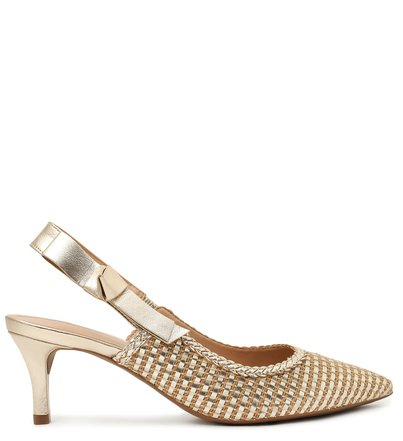 scarpin azul marinho arezzo