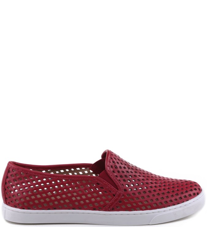 Slip-on Perfurado Scarlet
