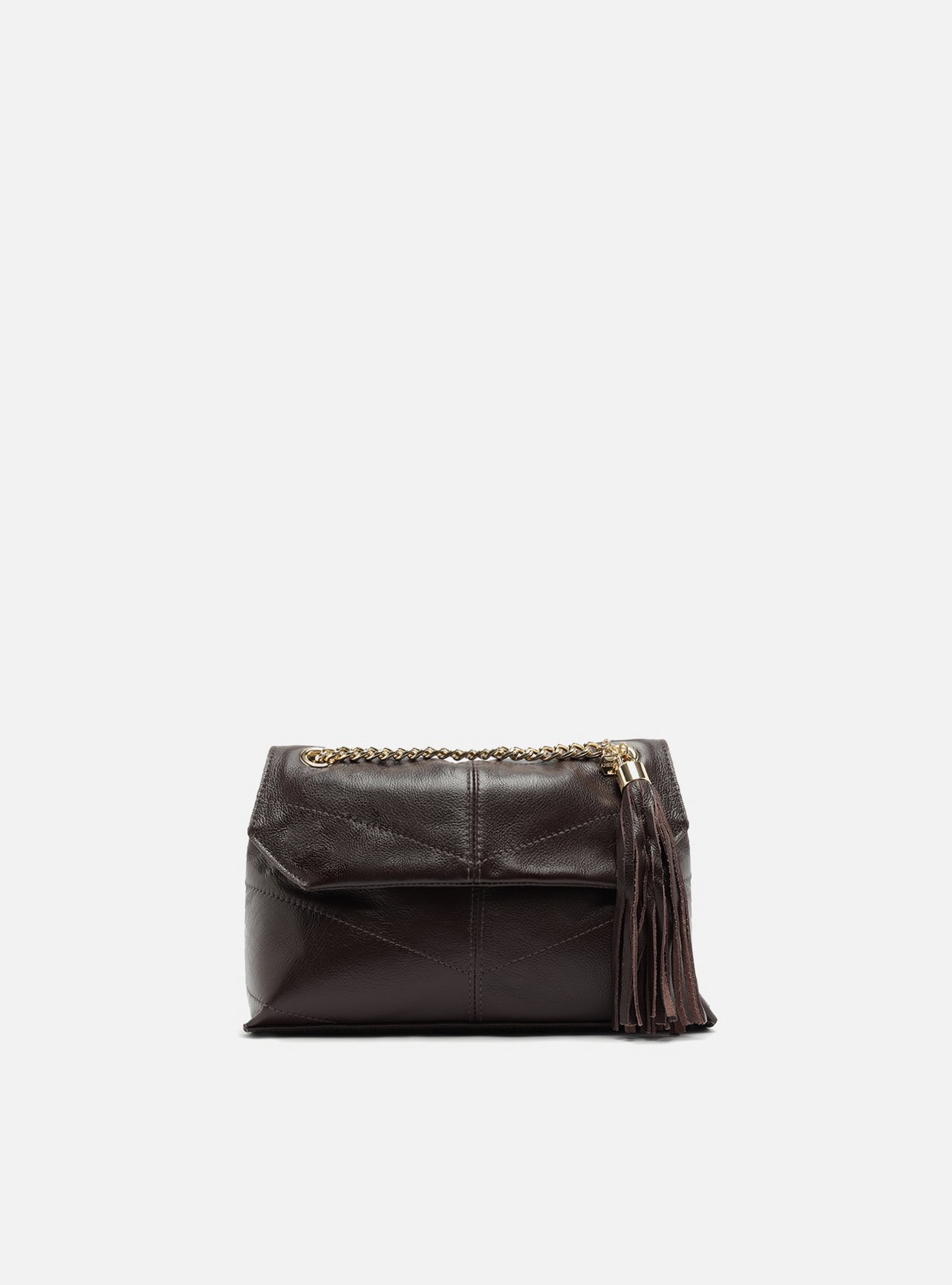 Bolsa Tiracolo Vermelha Couro Ísis Pequena — foto 1