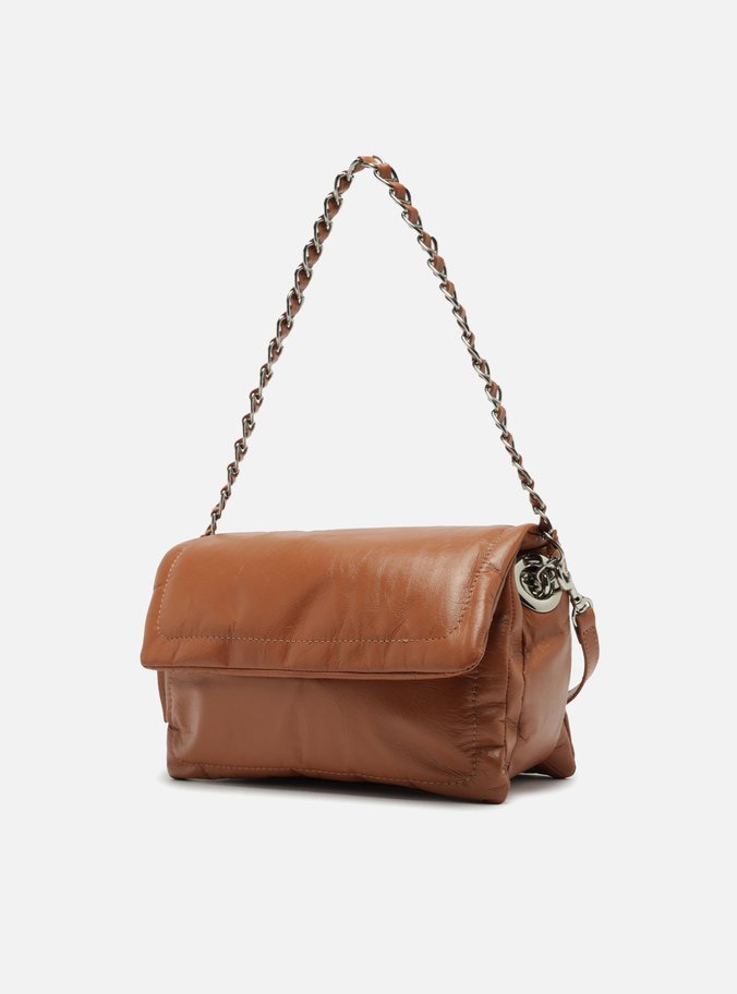 Bolsa Marrom Couro Tiracolo Média