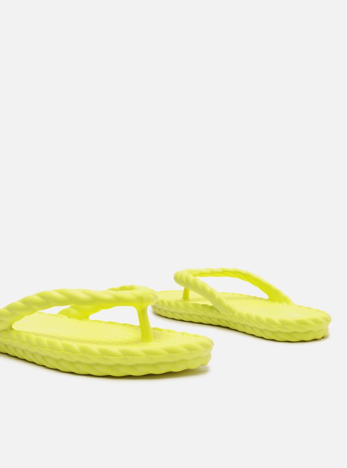 Chinelo de Dedo Amarelo Marrocos Neon