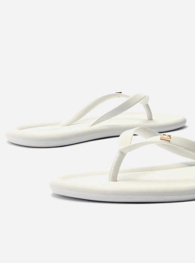 Chinelo de Dedo Branco Tiras Bold Brizza