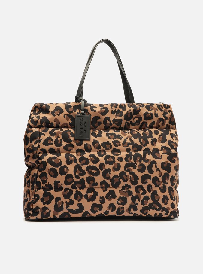 Bolsa Shopping Animal Print Nylon Gigi Grande