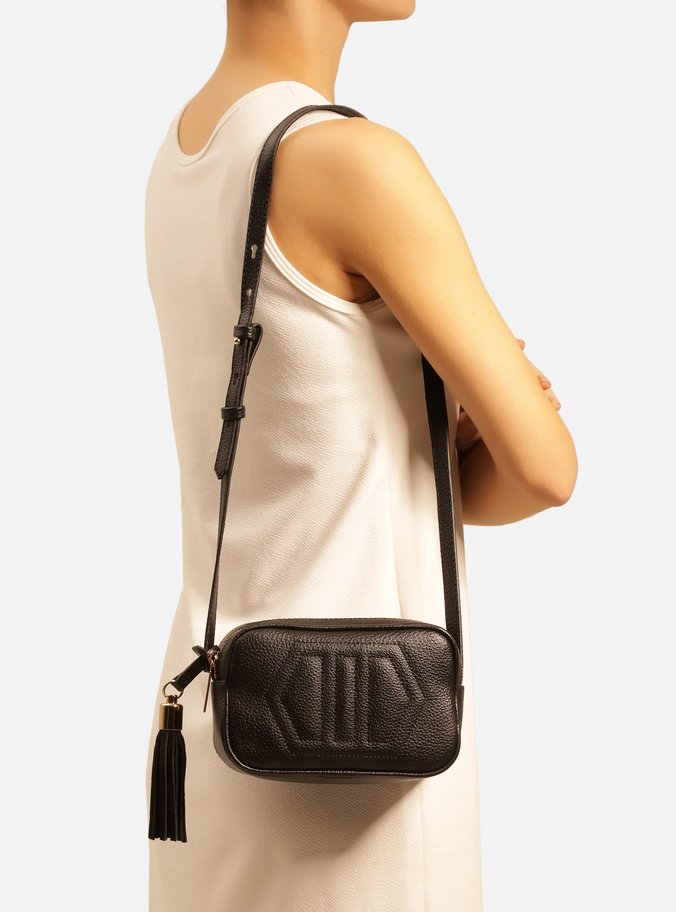 Bolsa Tiracolo Preta Verona Média