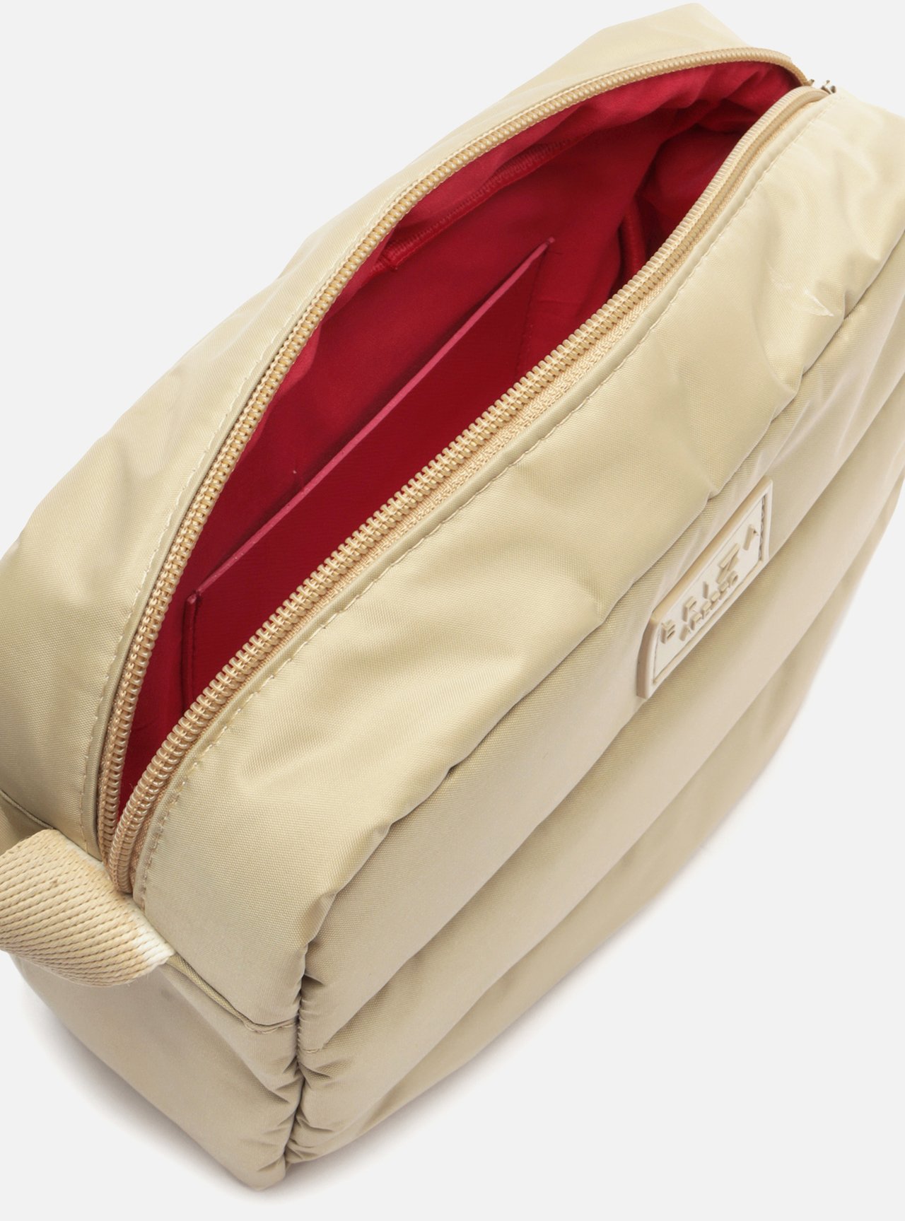 Bolsa Tiracolo Nude Nylon Puffer Pequena — foto 4
