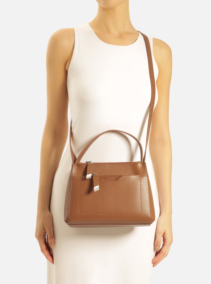 Bolsa Tote Marrom Camel Emilly Média