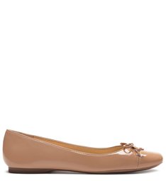 Sapatilha Off White Cap Toe Preto Verniz Soft Avelã