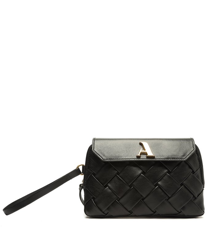 Clutch Preta Couro Speciale