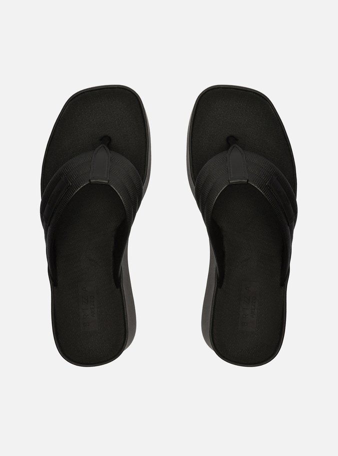 Tamanco Preta Flatform Lulu Brizza