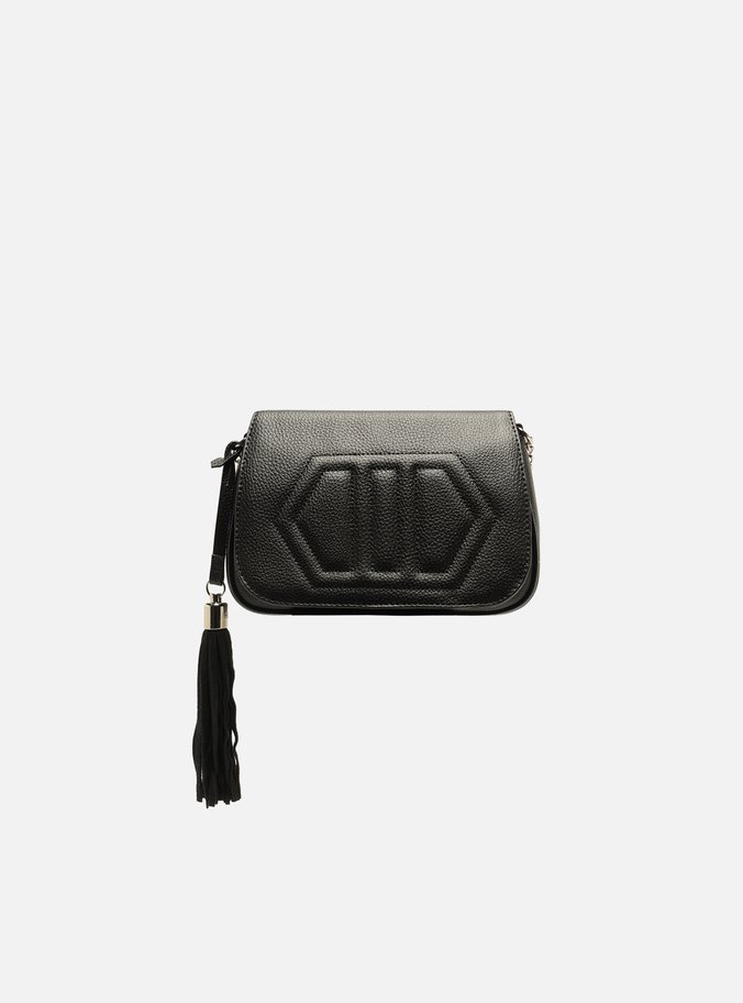 Bolsa Tiracolo Preta Verona Pequena Corrente