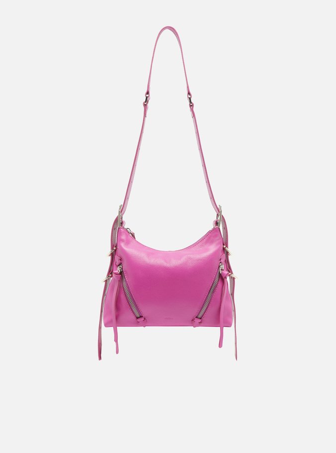 Bolsa Tiracolo Rosa Couro Alicia Pequena