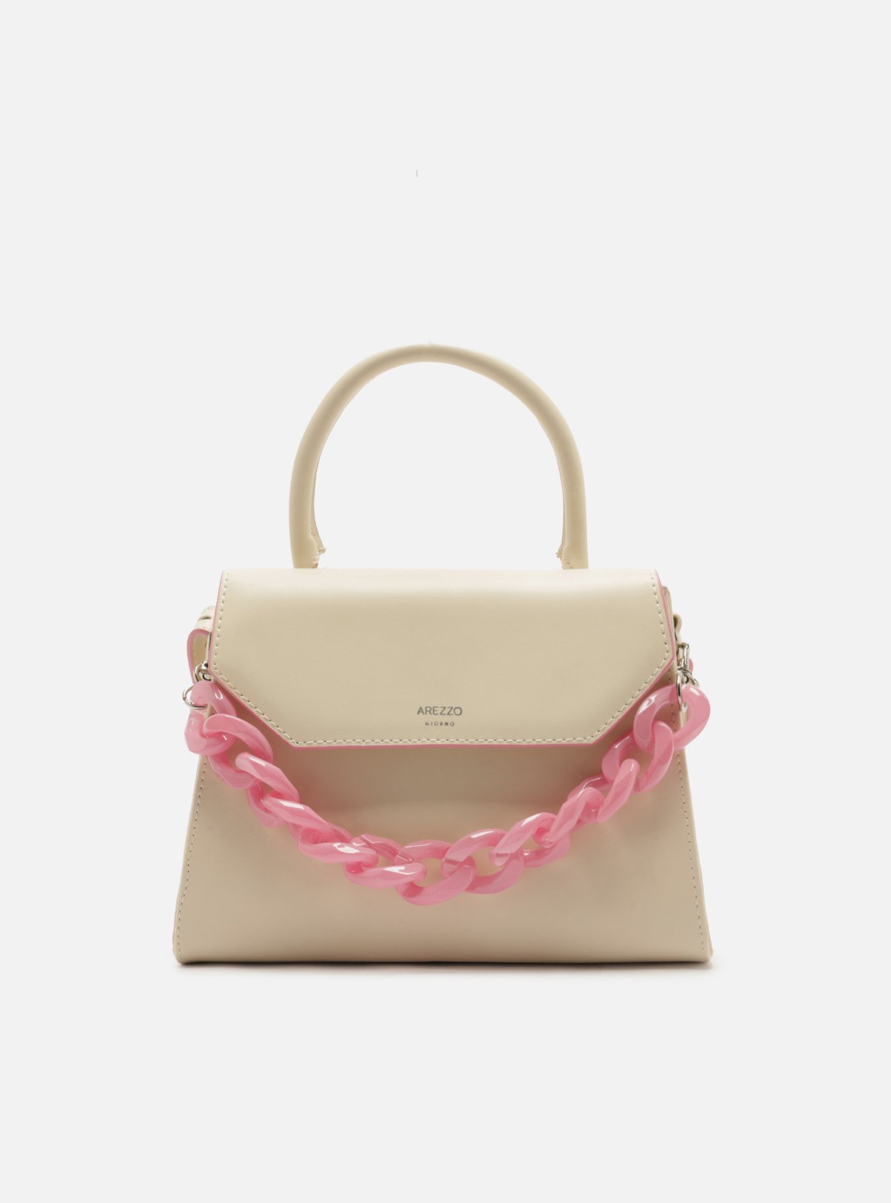 Bolsa Tote Multicolorido Média Alça Corrente — foto 6