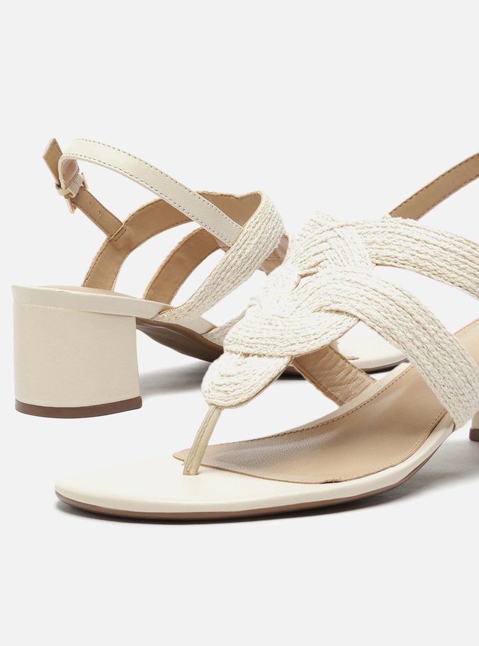 Sandália Off-White Bloco Bordada