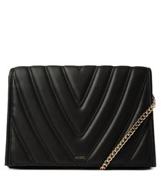 Bolsa Tiracolo Preta Matelassê Média