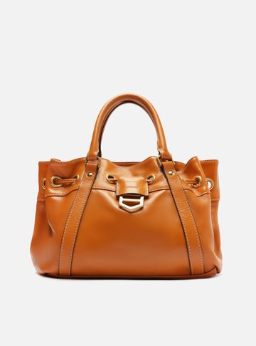Bolsa Tote Caramelo Couro Alicia Pequena