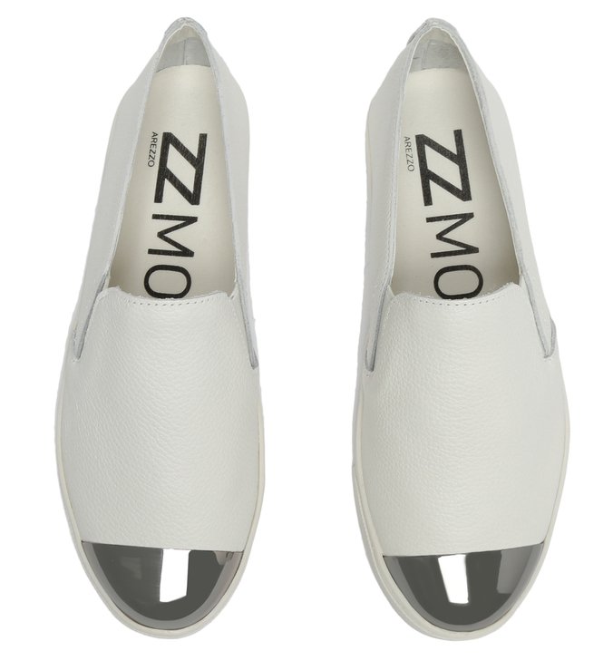Tênis Slip On Branco Couro ZZ Mov