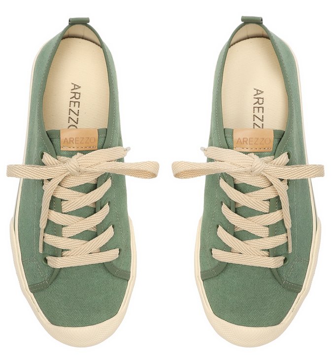 Arezzo tenis verde clearance
