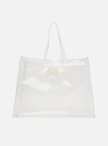 Bolsa Shopping Branca Vinil Liz Grande Brizza