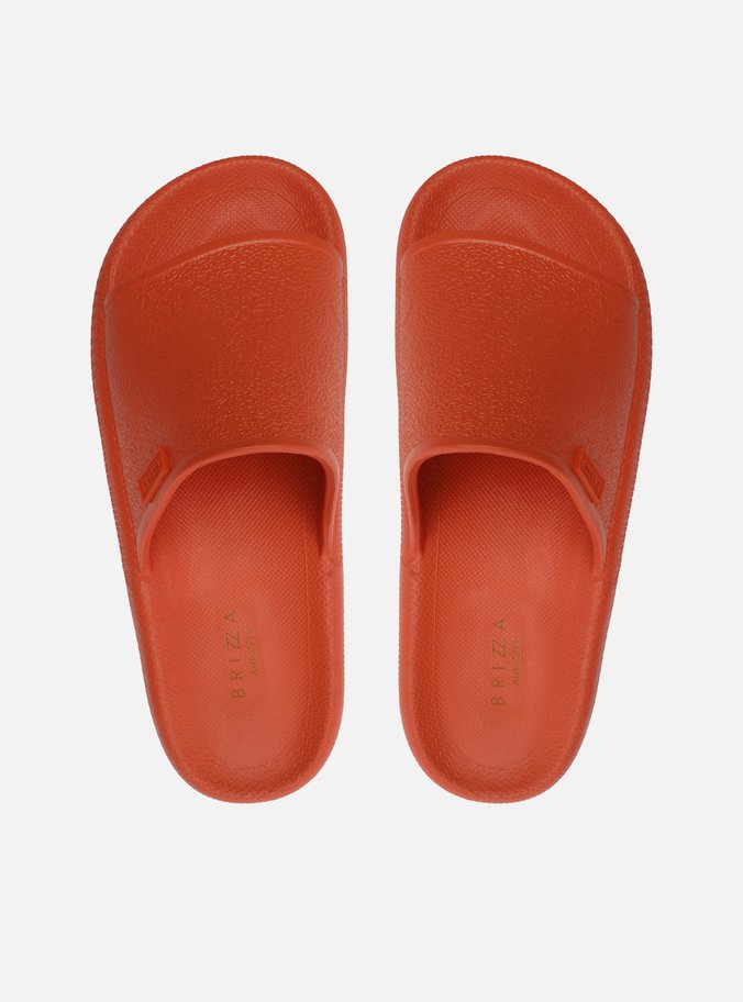 Chinelo Slide Laranja Brizza