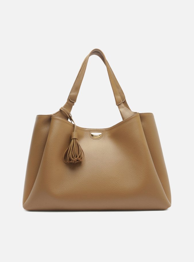 Bolsa Shopping Nude Grande Franja