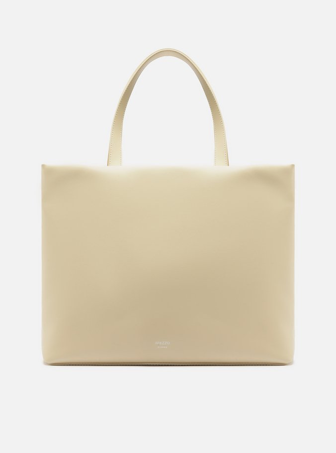 Bolsa Shopping Off-White Grande Trançado