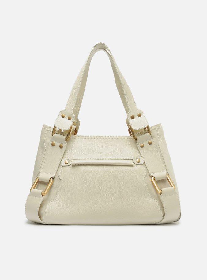 Bolsa Tote Branca Couro Gretha Grande