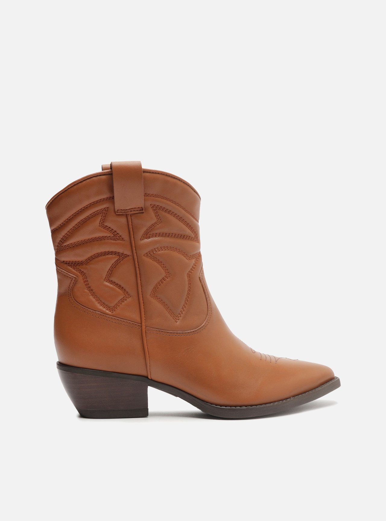 Bota Marrom Cano Curto Western Easy — foto 1