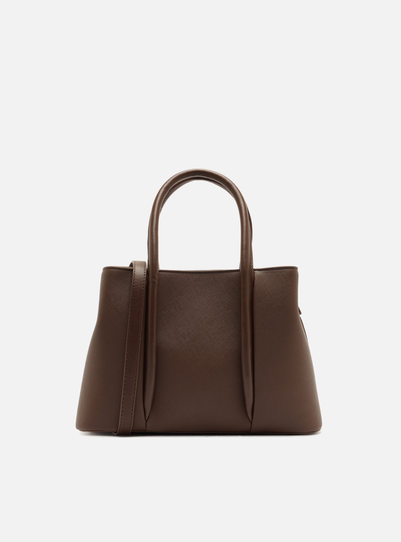 Bolsa Tote Marrom Média Metais — foto 3