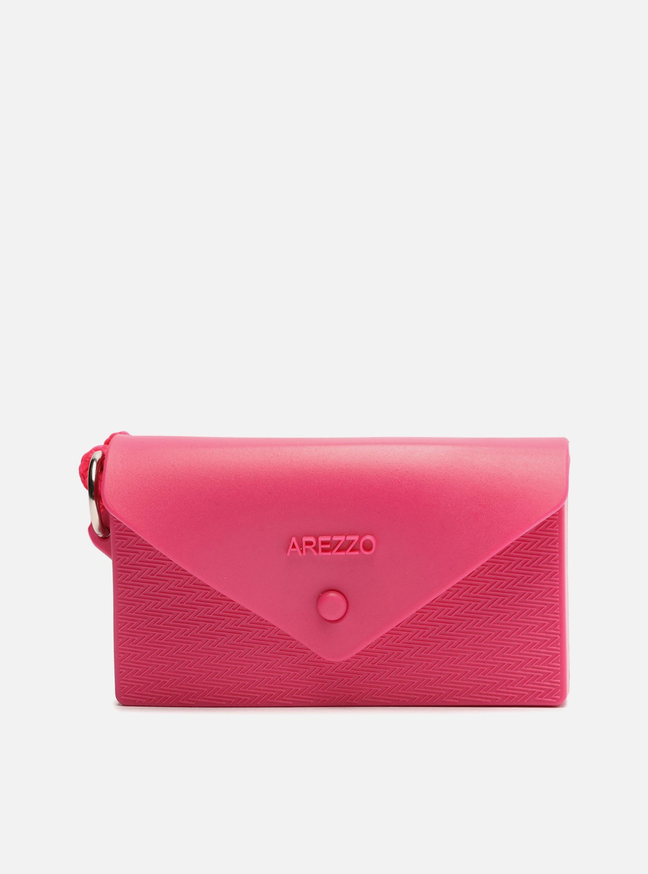 Pouch Rosa Injetada Pequena Brizza | Arezzo