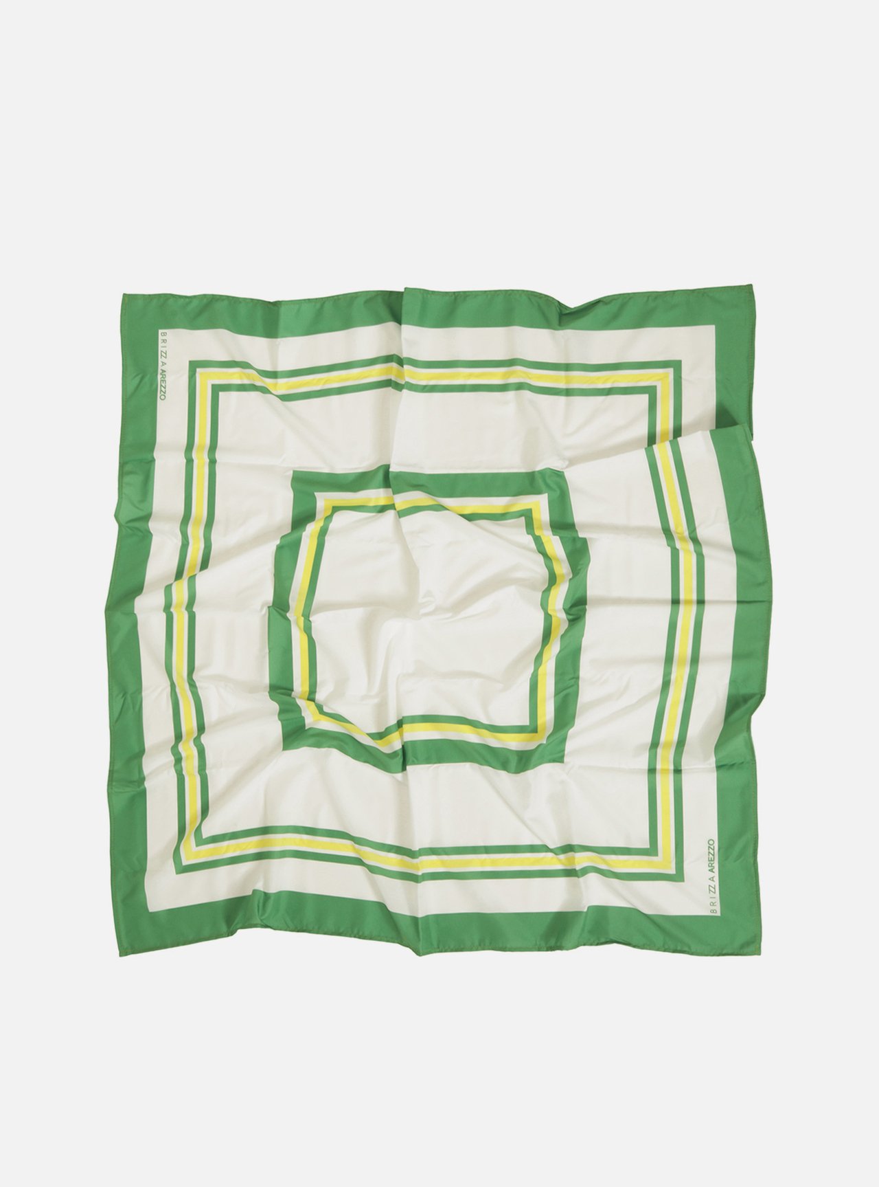Lenço Quadrado Multicolorido Multicolorido Tecido Brizza — foto 5
