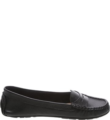 Mocassim Couro Basic Preto