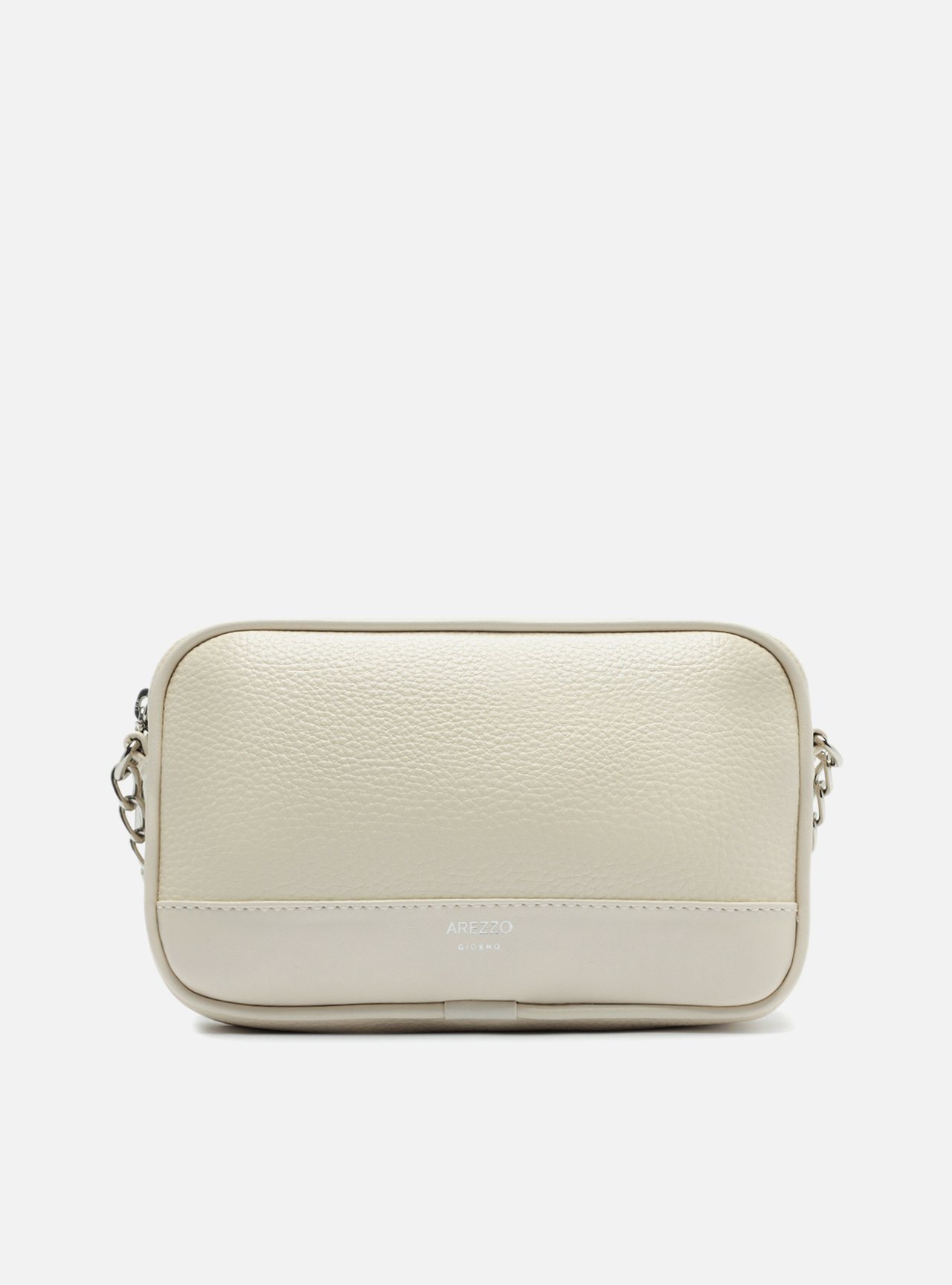 Bolsa Tiracolo Off-White Pequena Corrente Basic