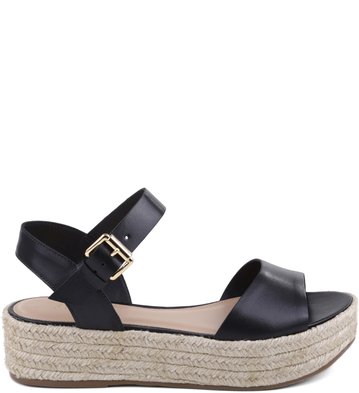 Flatform Basic Couro Preta