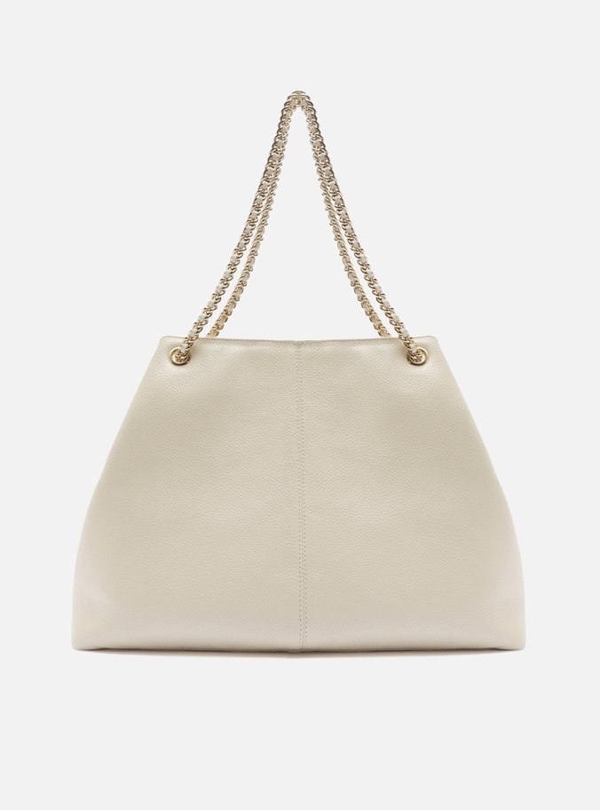 Bolsa Tote Branca Couro Matelassê Gab Grande