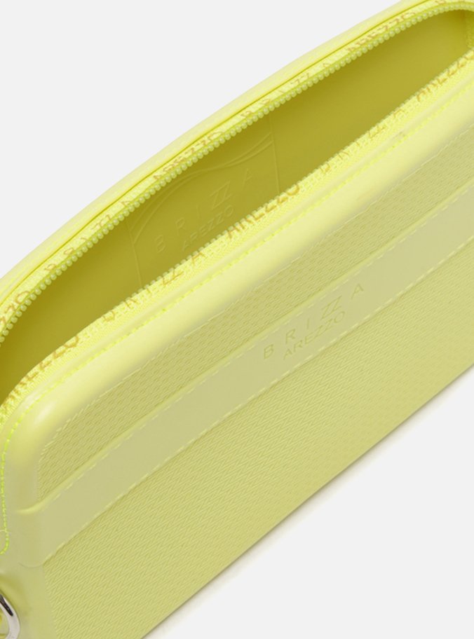 Pouch Amarela Textura Malu Brizza