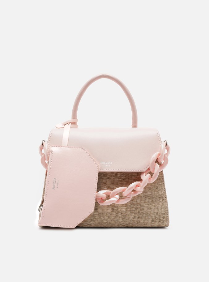 Bolsa Satchel Rosa Iara Média