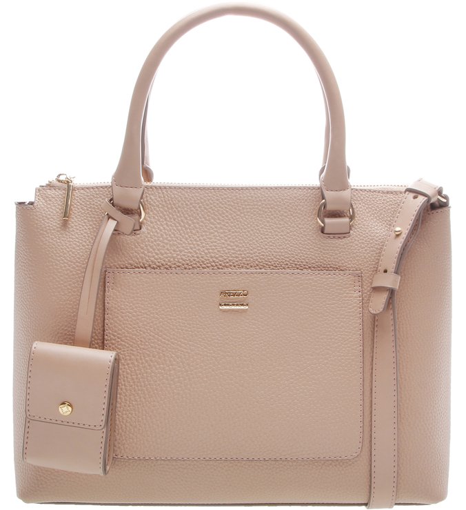 Bolsa Tote Grande Solferino Nude Crema